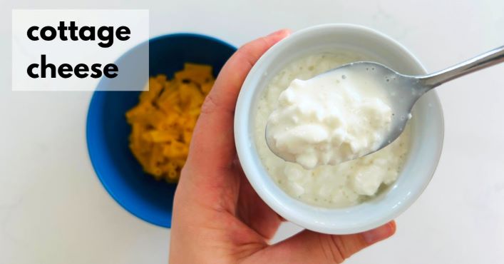 adding cottage cheese to mac n cheese