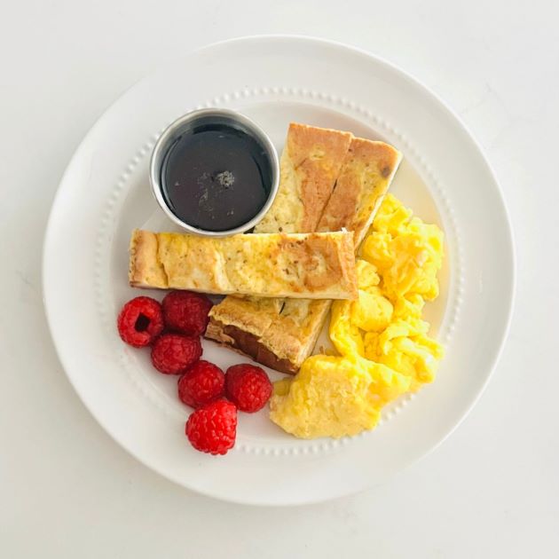 french toast and eggs for picky eaters
