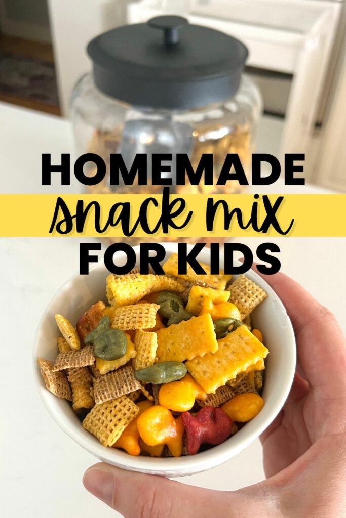 Homemade snack mix for kids