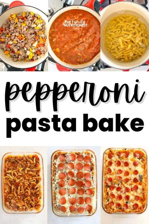Pepperoni Pasta Bake