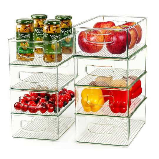 Clear pantry and fridge storage