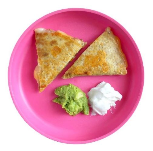 refried bean quesadillas for picky eaters