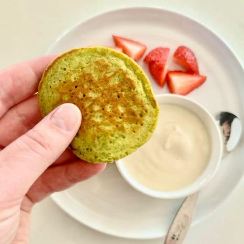 Spinach Banana Pancakes for Picky Eaters
