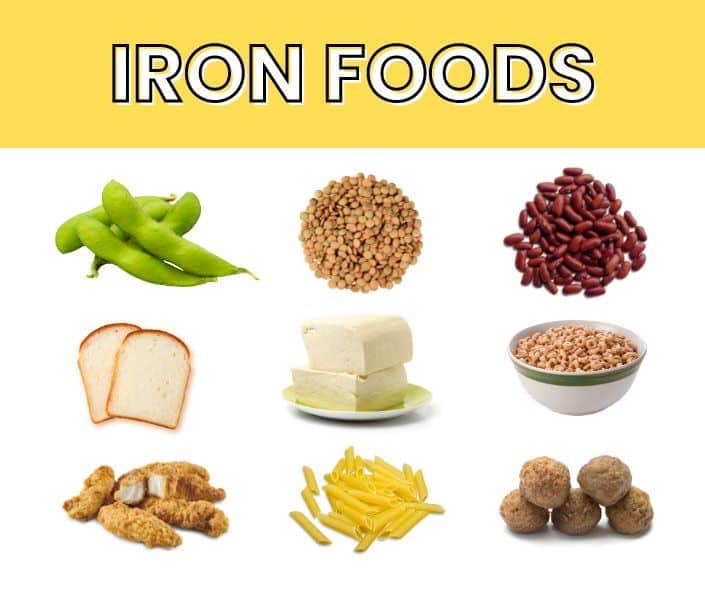 Iron foods for ADHD