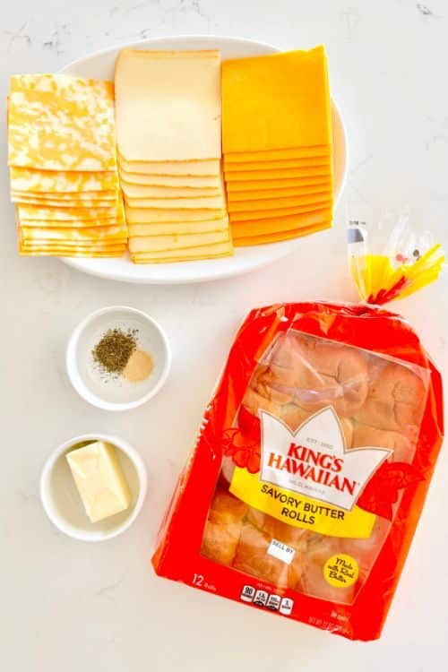 mini grilled cheese ingredients