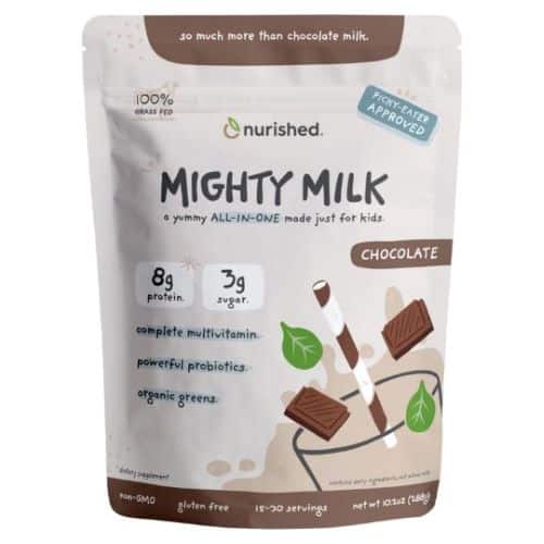 Nurished Mighty Milk protein powder for kids