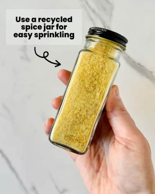 Nutritional yeast shaker