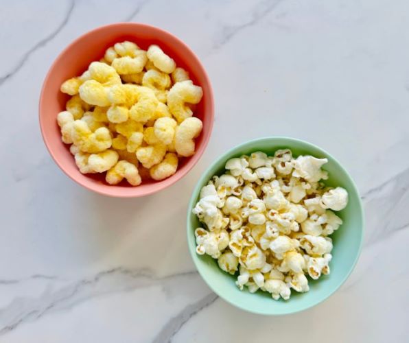 cheesy popcorn topping