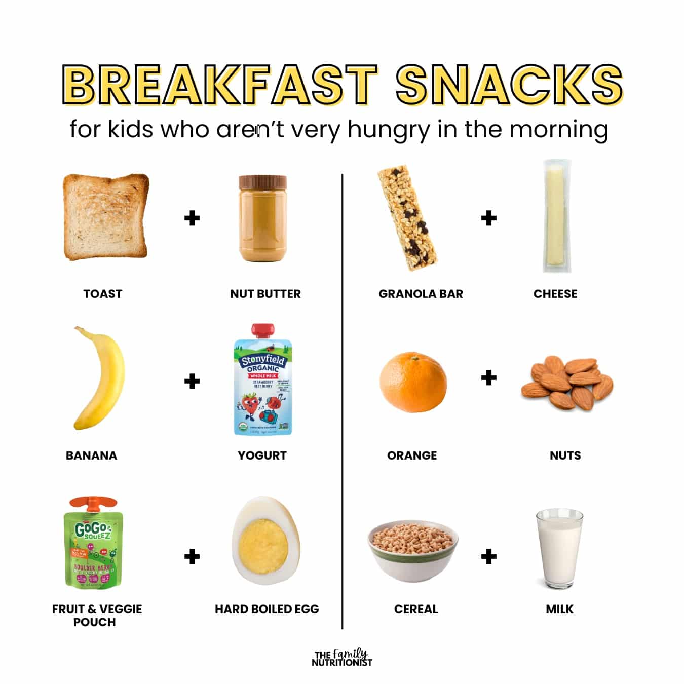 quick breakfast ideas for kids