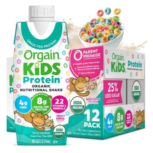 Orgain protein shake for kids