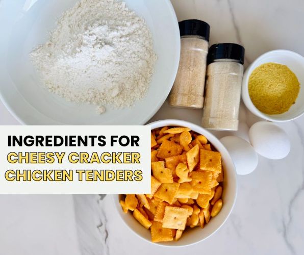 Cheesy Cracker Chicken Tenders Ingredients