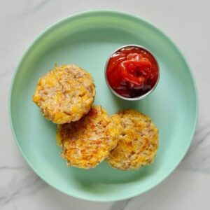 cheesy farro snack bites