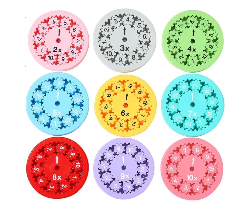 Math fidget spinners